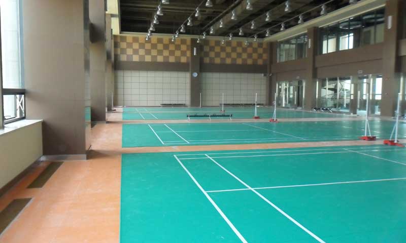 山东省济南全运村羽毛球地胶